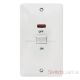 50A DP Switch 2G Vertical With LED