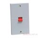 45A LONG PLATE DOUBLE POLE SWITCH