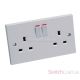TWIN 13A SWITCHED SOCKET